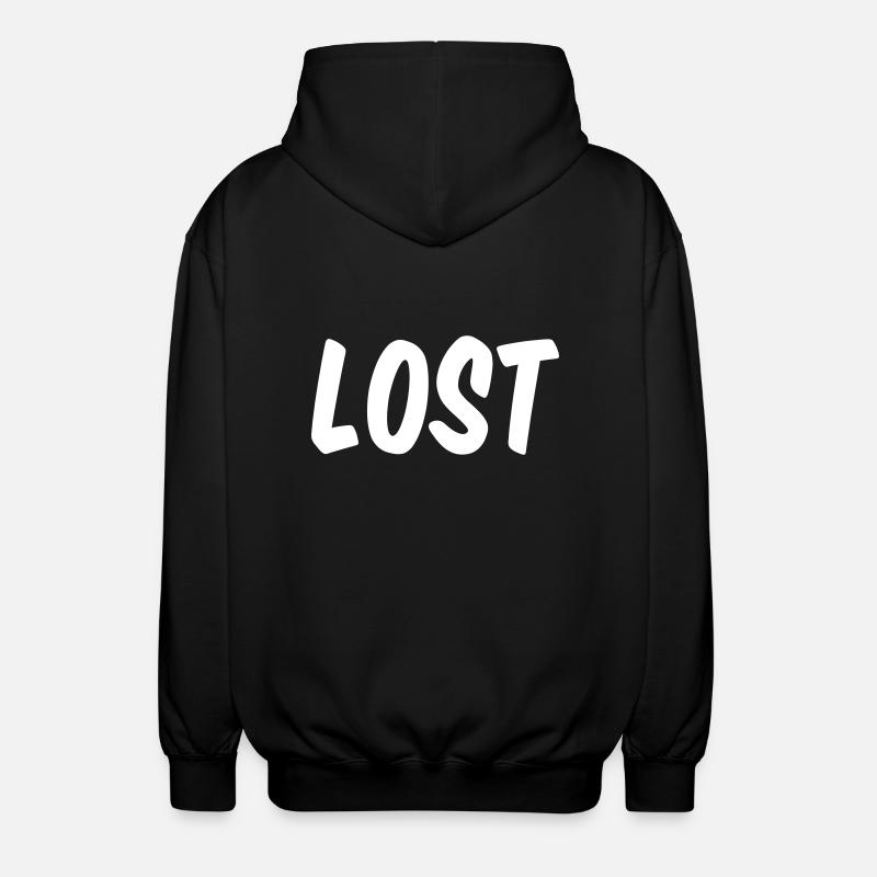 Lost Jugendwort - Unisex Kapuzenjacke - Schwarz
