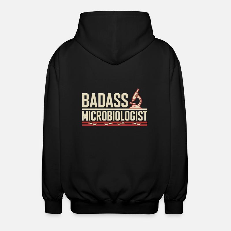 Fier d’être microbiologiste - Veste à capuche unisexe - noir