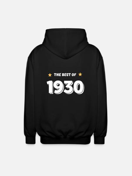 Best of 1930 - Unisex Hooded Jacket - black
