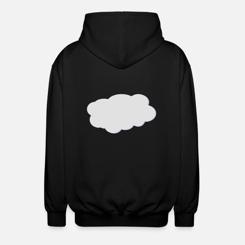 Wolke - Unisex Kapuzenjacke - Schwarz