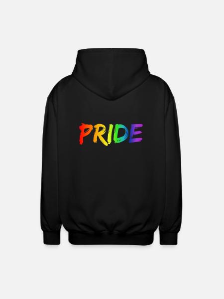 Pride, Lgbt gay pride - Unisex Hooded Jacket - black