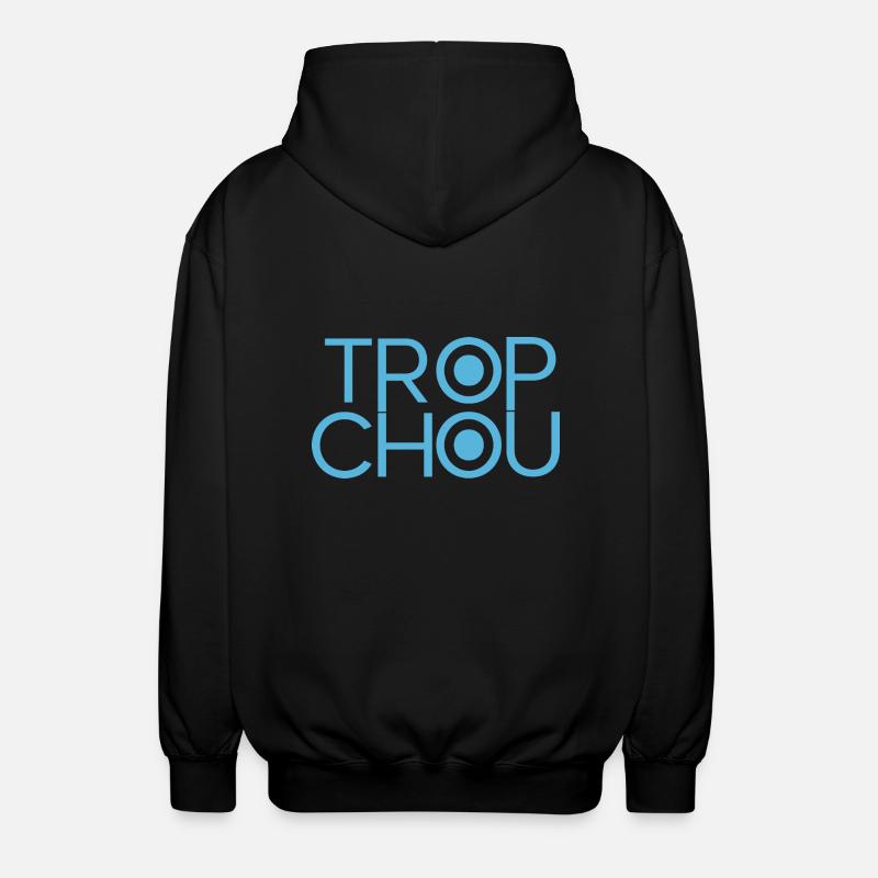 Zu süß - Unisex Kapuzenjacke - Schwarz
