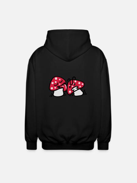 Médicaments champignons - Veste à capuche unisexe - noir