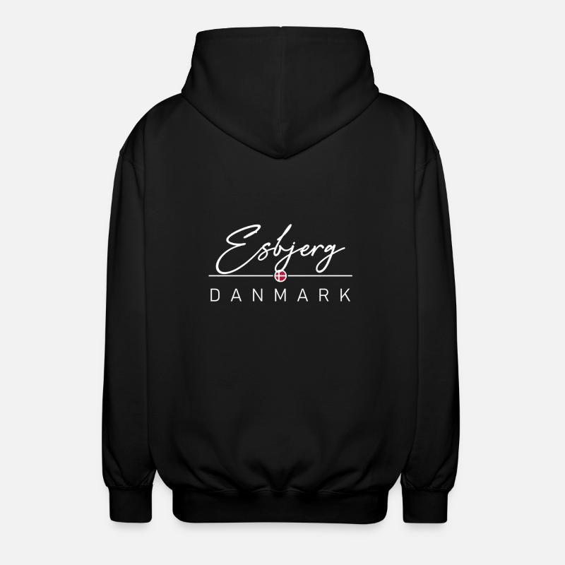Dänemark - Esbjerg - Danmark - Denmark - Unisex Hooded Jacket - black