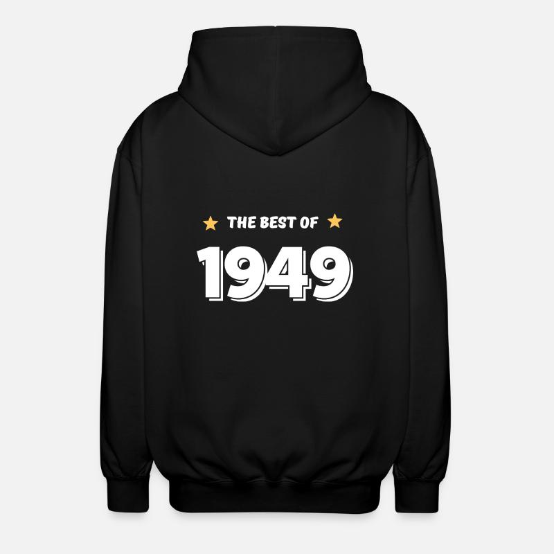 Das Beste von 1949 - Unisex Kapuzenjacke - Schwarz