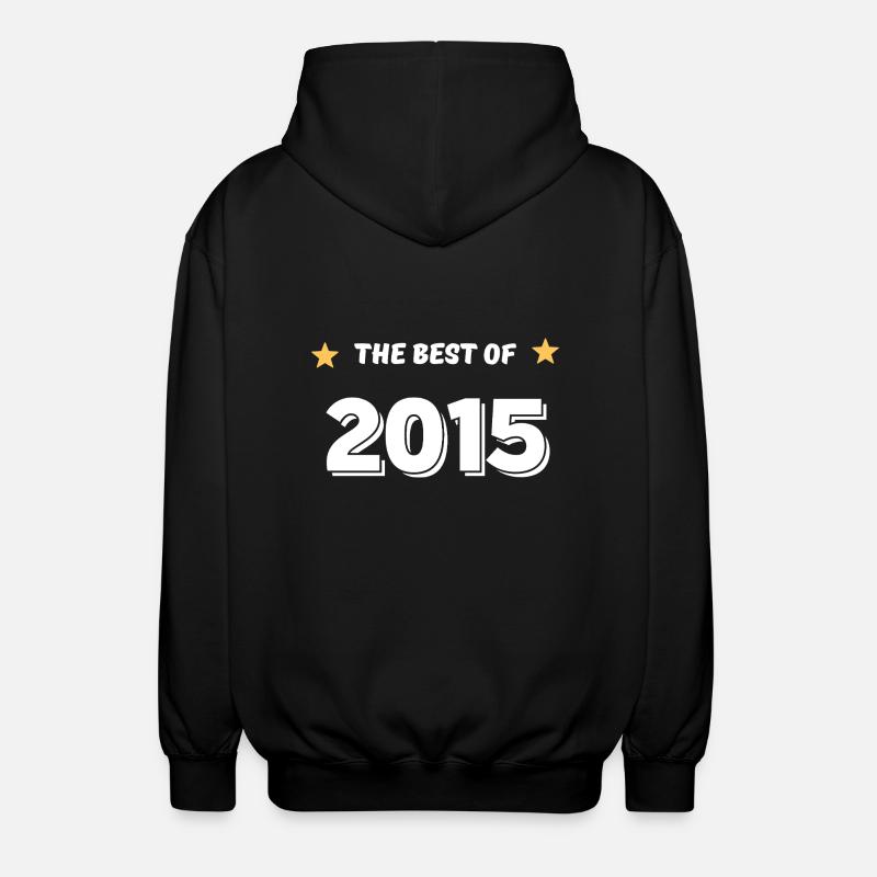 Das Beste aus 2015 - Unisex Kapuzenjacke - Schwarz