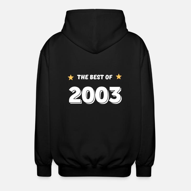 Best of 2003 - Veste à capuche unisexe - noir