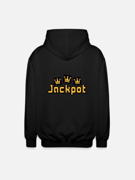 jackpot - Unisex Hooded Jacket - black
