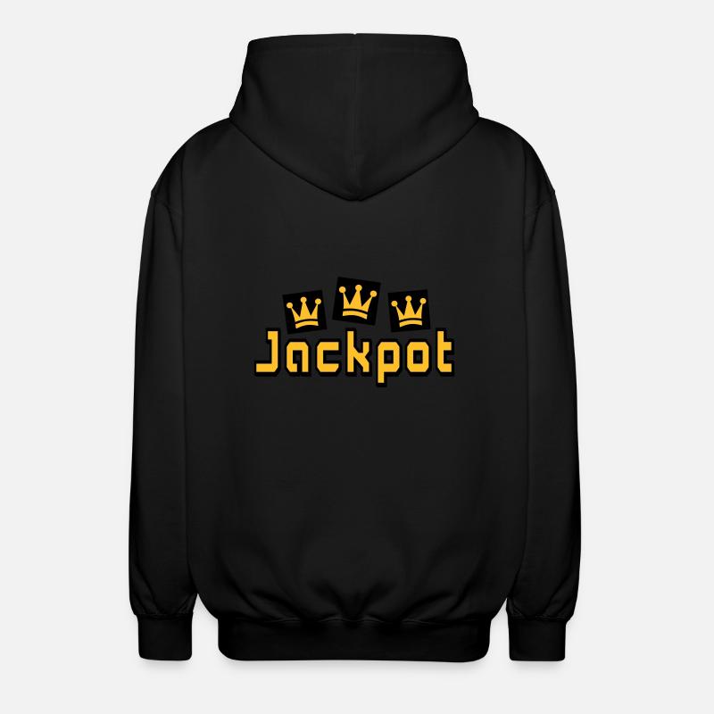 jackpot - Unisex Kapuzenjacke - Schwarz