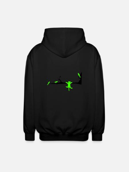 catvogel - Veste à capuche unisexe - noir