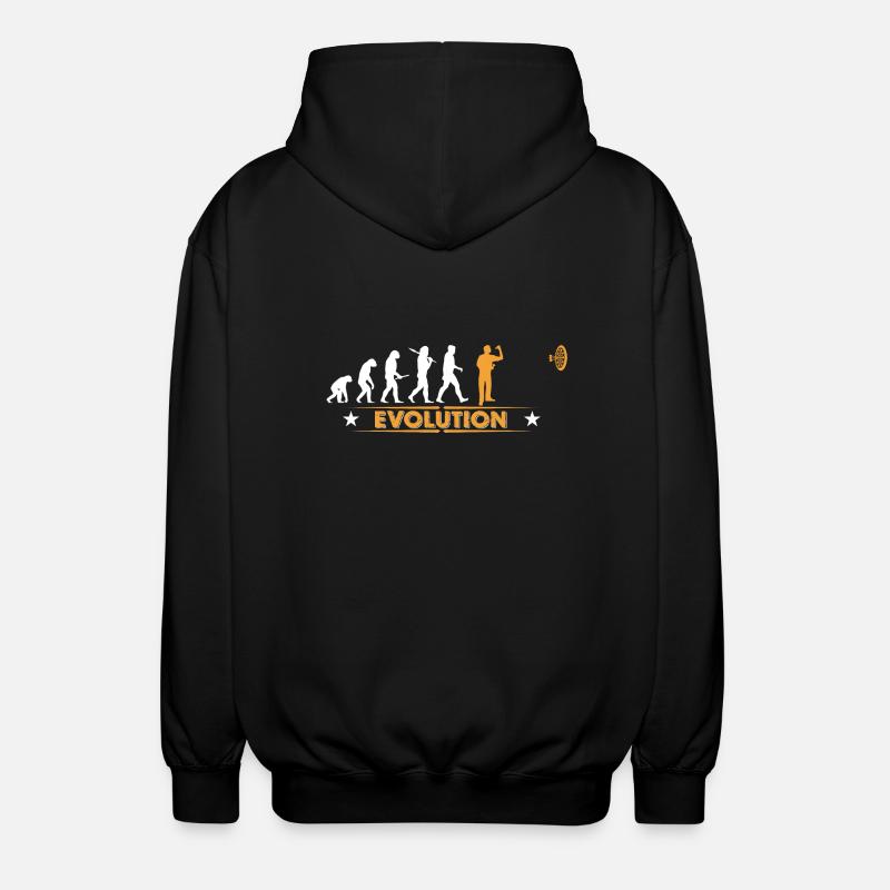 Dart - Evolution - orange/weiss - Veste à capuche unisexe - noir