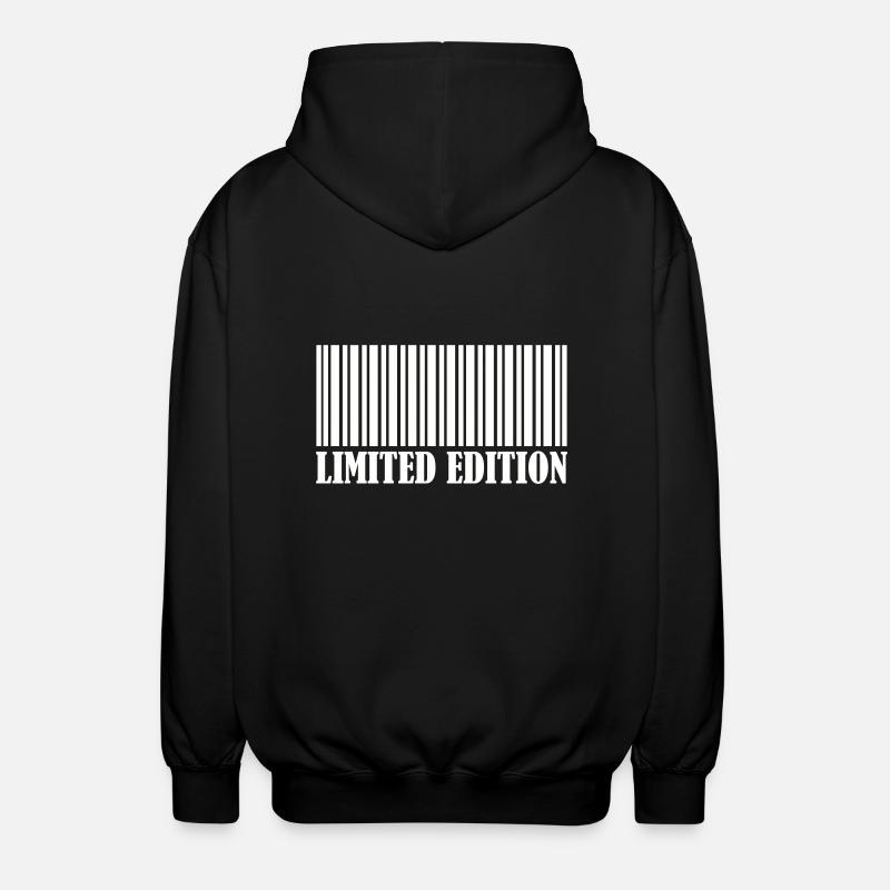 Code-barres édition limitée - Veste à capuche unisexe - noir