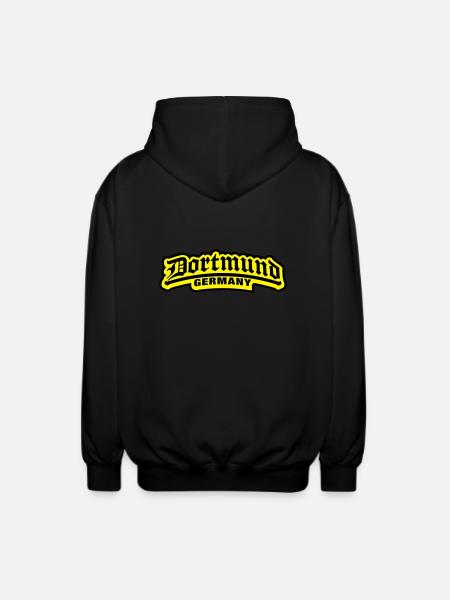 dortmund_germany_1_f2 - Unisex Kapuzenjacke - Schwarz