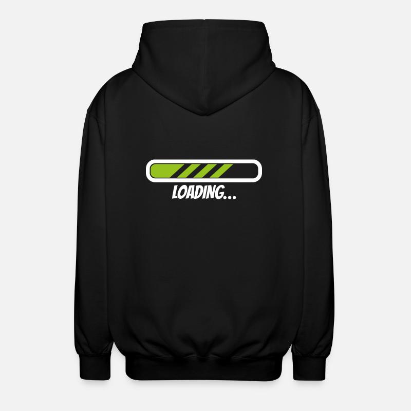Loading 2 - Unisex Kapuzenjacke - Schwarz