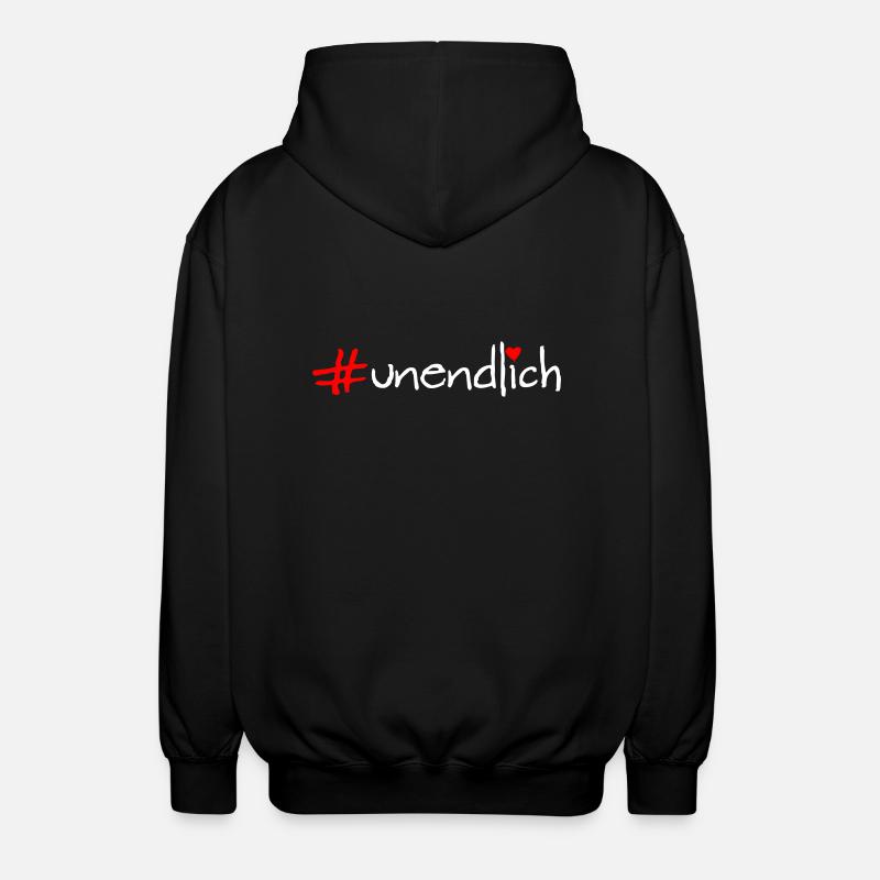 infini - Veste à capuche unisexe - noir
