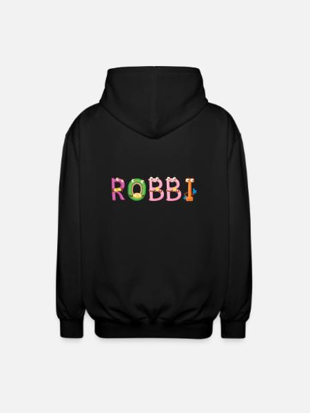 Robbi - Unisex Kapuzenjacke - Schwarz