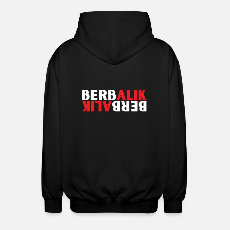 INDONET Berbalik - Unisex Kapuzenjacke - Schwarz
