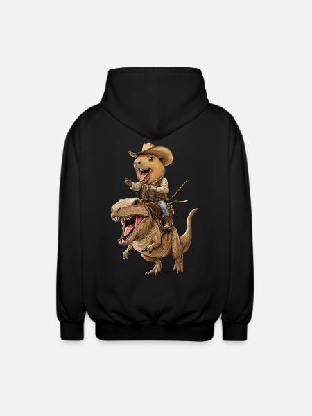 Wasserschwein - Unisex Kapuzenjacke - Schwarz