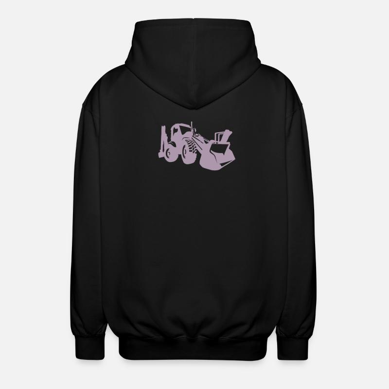 Baggerfahrer Radlader Bagger - Unisex Kapuzenjacke - Schwarz