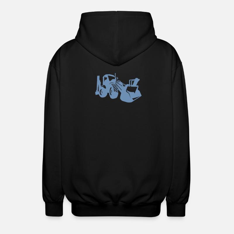Baggerfahrer Radlader Bagger - Unisex Kapuzenjacke - Schwarz