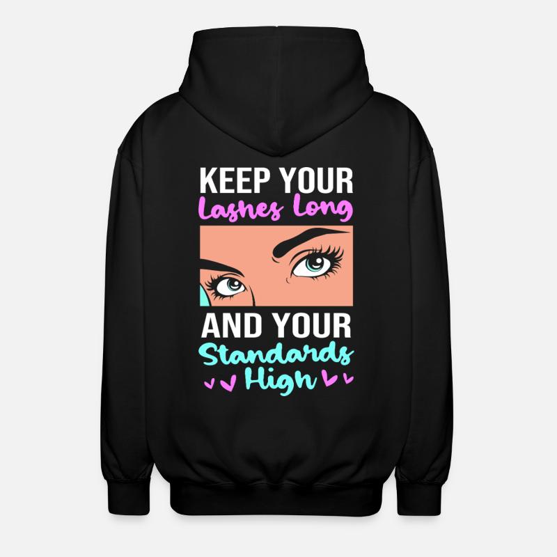 Kosmetikerin Make-up Kosmetik - Unisex Kapuzenjacke - Schwarz