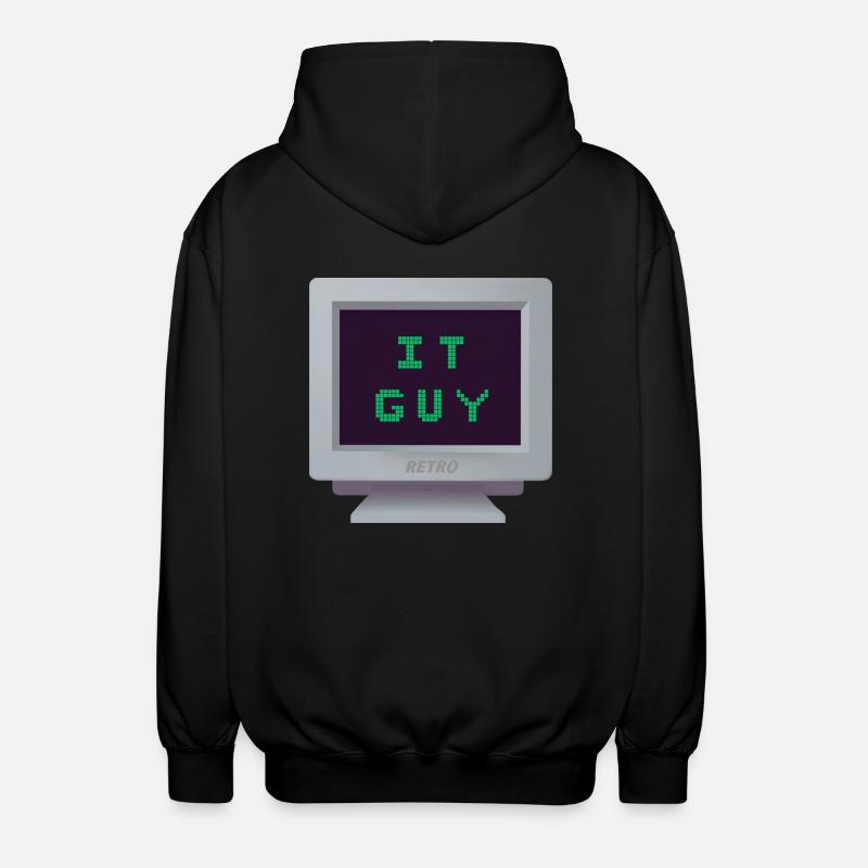 CRT - Computer Science - Unisex Hooded Jacket - black