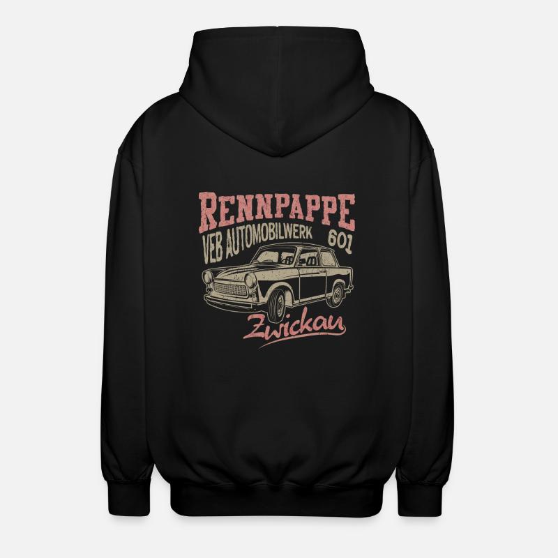 Trabant 601 Rennpappe - Veste à capuche unisexe - noir