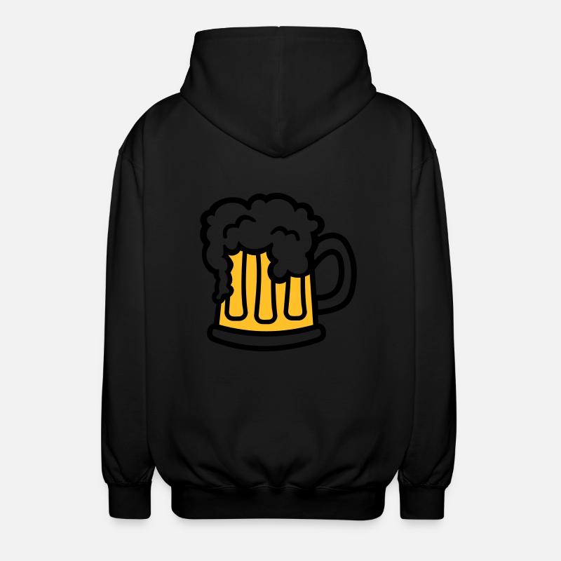 Bière - Veste à capuche unisexe - noir