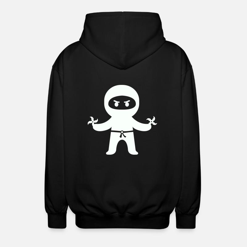 ninja 1 - Unisex Kapuzenjacke - Schwarz