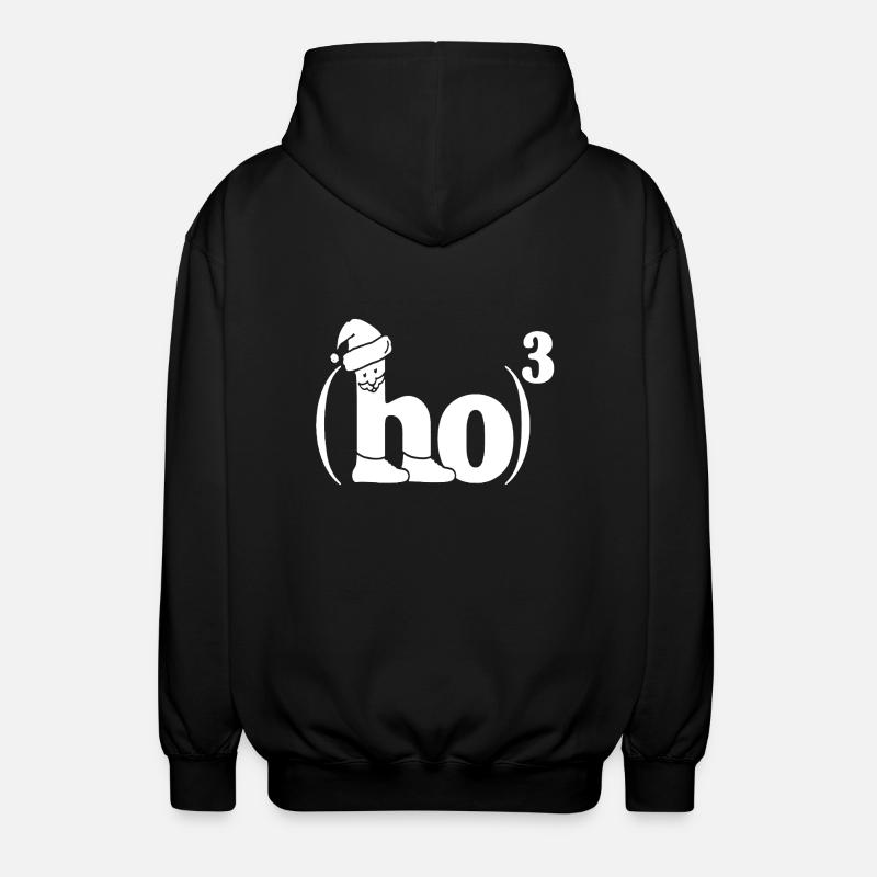 Chemise de Noël Math - Veste à capuche unisexe - noir