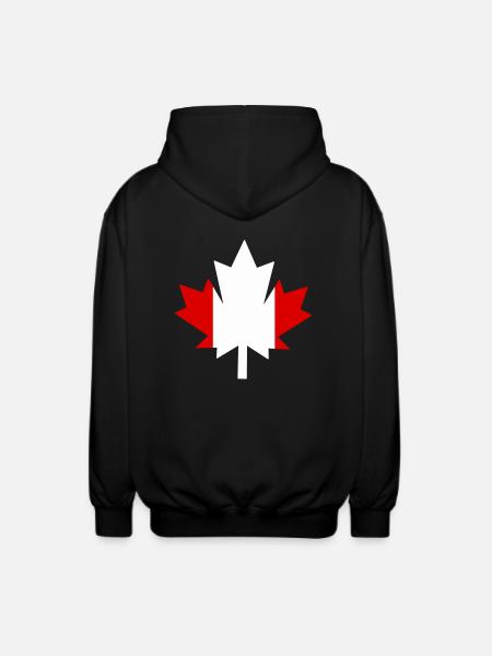 Canada Canada Maple Leaf - Unisex Hooded Jacket - black