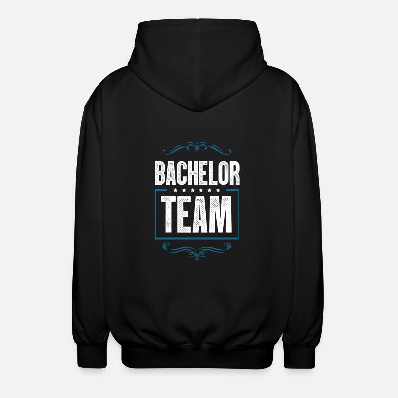 Bachelor Crew - Unisex Hooded Jacket - black