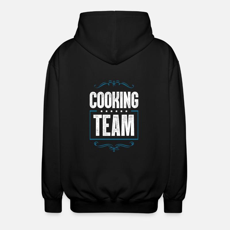 Équipe de cuisine - Veste à capuche unisexe - noir