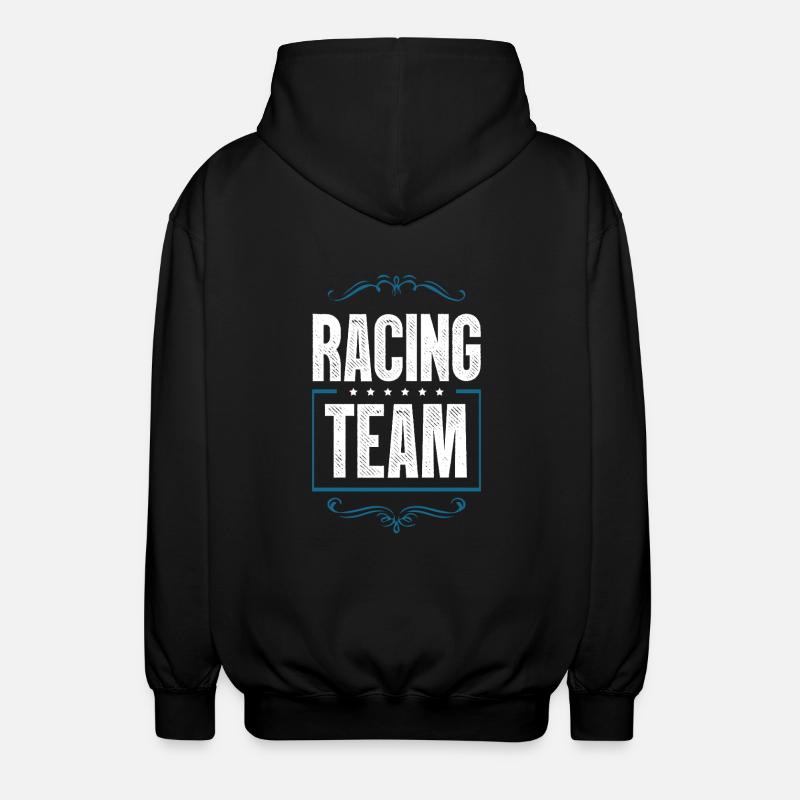 Équipe de course - Veste à capuche unisexe - noir