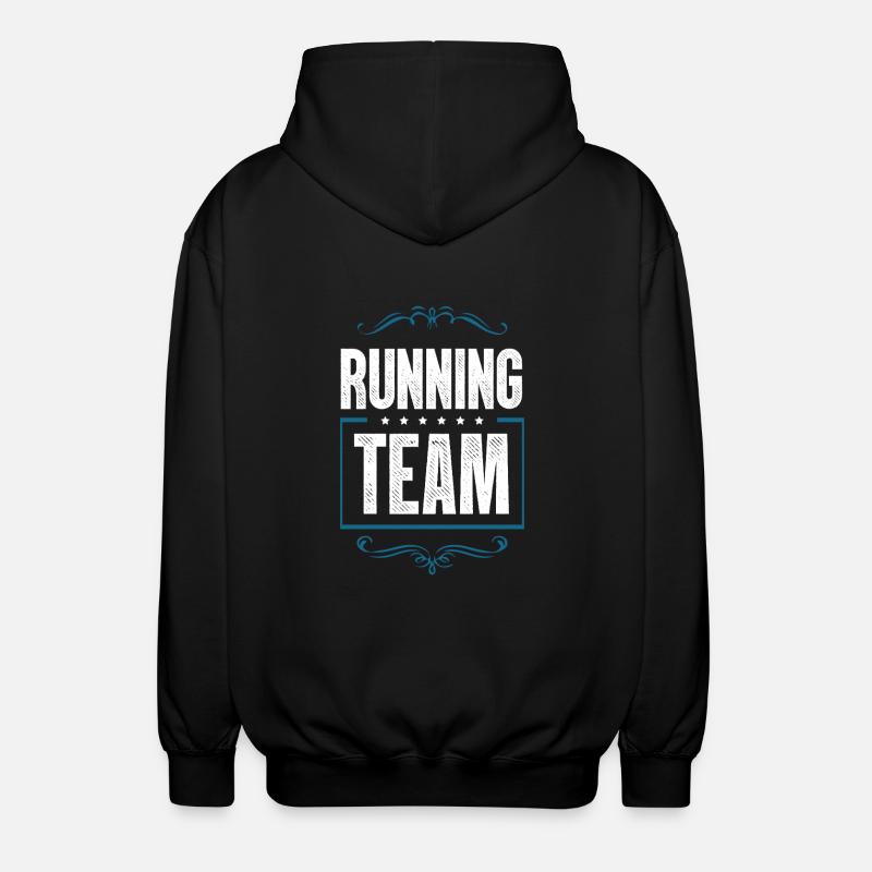 Équipe de course - Veste à capuche unisexe - noir