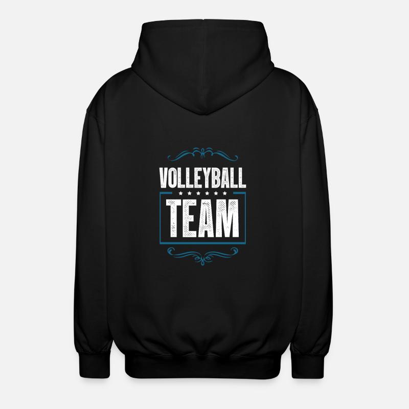 Équipe de volley-ball - Veste à capuche unisexe - noir