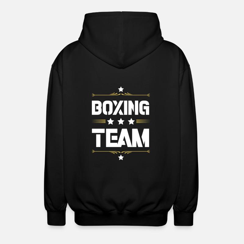 Équipe de boxe - Veste à capuche unisexe - noir