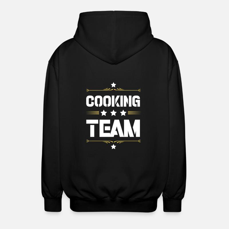 Équipe de cuisine - Veste à capuche unisexe - noir