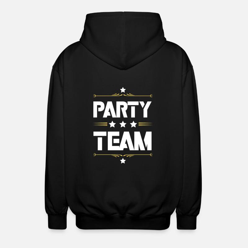 Équipe du parti - Veste à capuche unisexe - noir