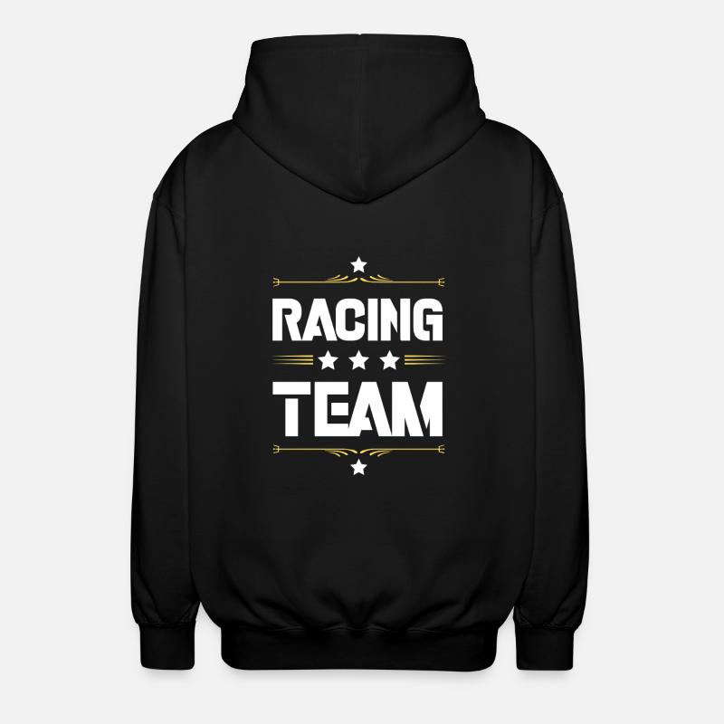 Équipe de course - Veste à capuche unisexe - noir