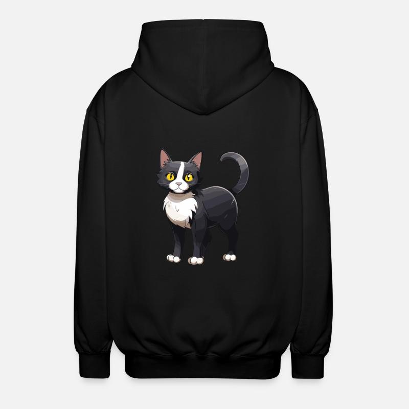 Chat mignon - Veste à capuche unisexe - noir