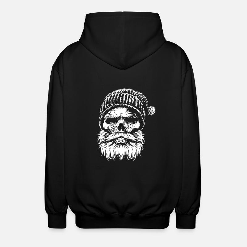 Crâne de bûcheron - Veste à capuche unisexe - noir