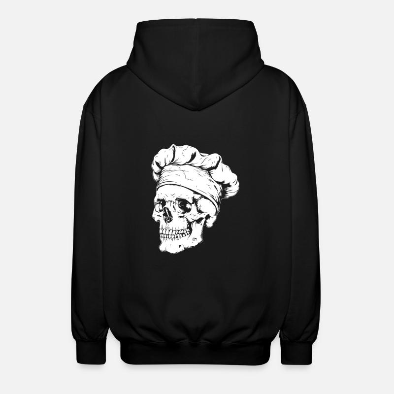 Crâne de chef - Veste à capuche unisexe - noir