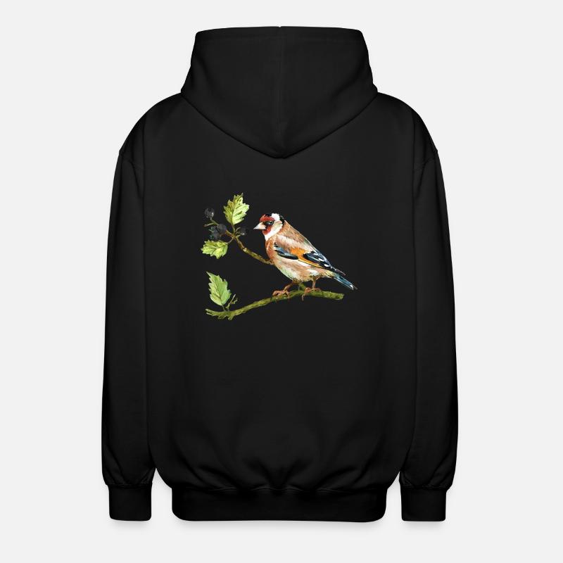 Stieglitz - Unisex Kapuzenjacke - Schwarz
