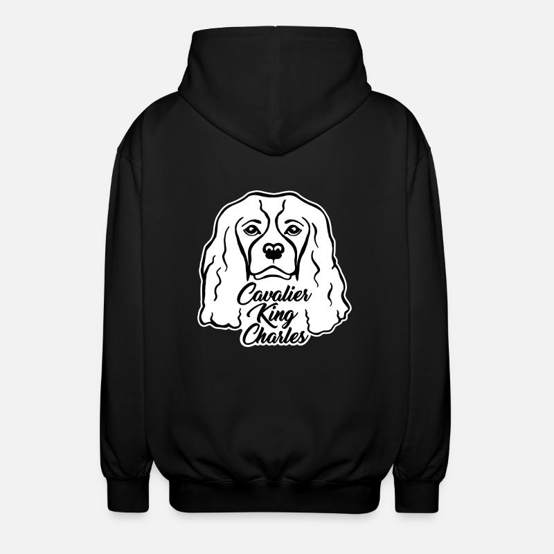 Cavalier King Charles - Unisex Hooded Jacket - black