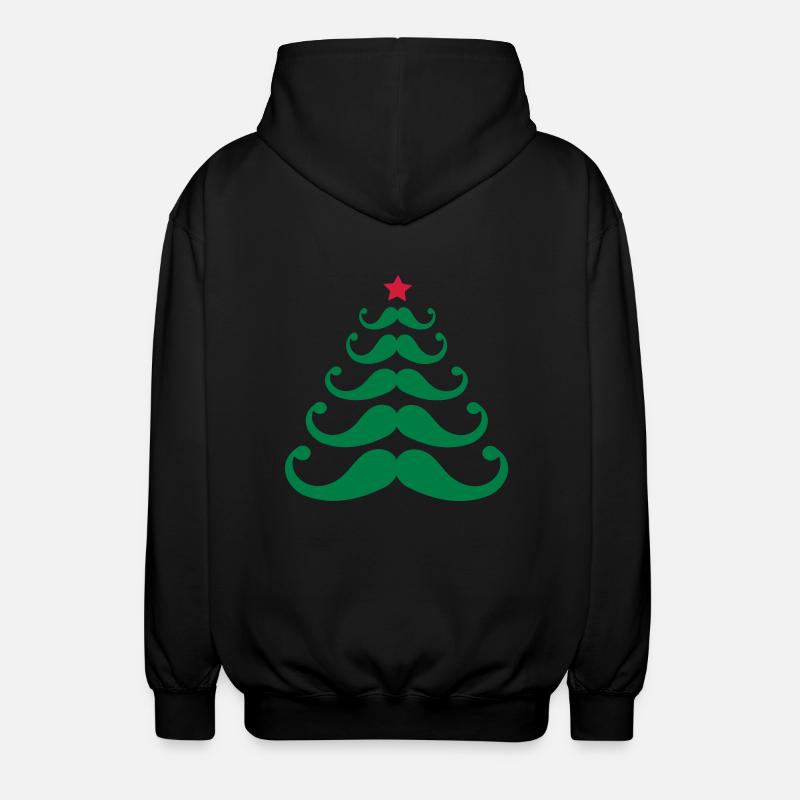 Barber Weihnachtsbaum - Unisex Kapuzenjacke - Schwarz