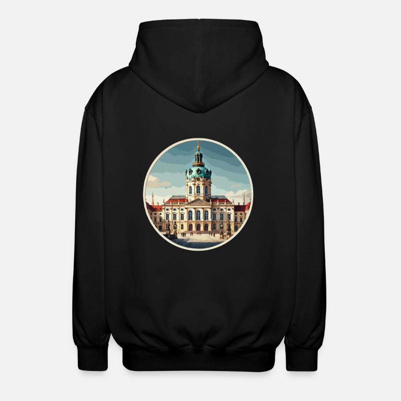 Château de Charlottenburg - Veste à capuche unisexe - noir