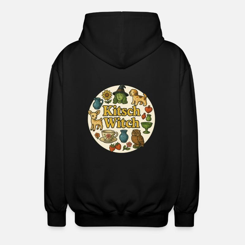 Sorcière kitsch - Veste à capuche unisexe - noir