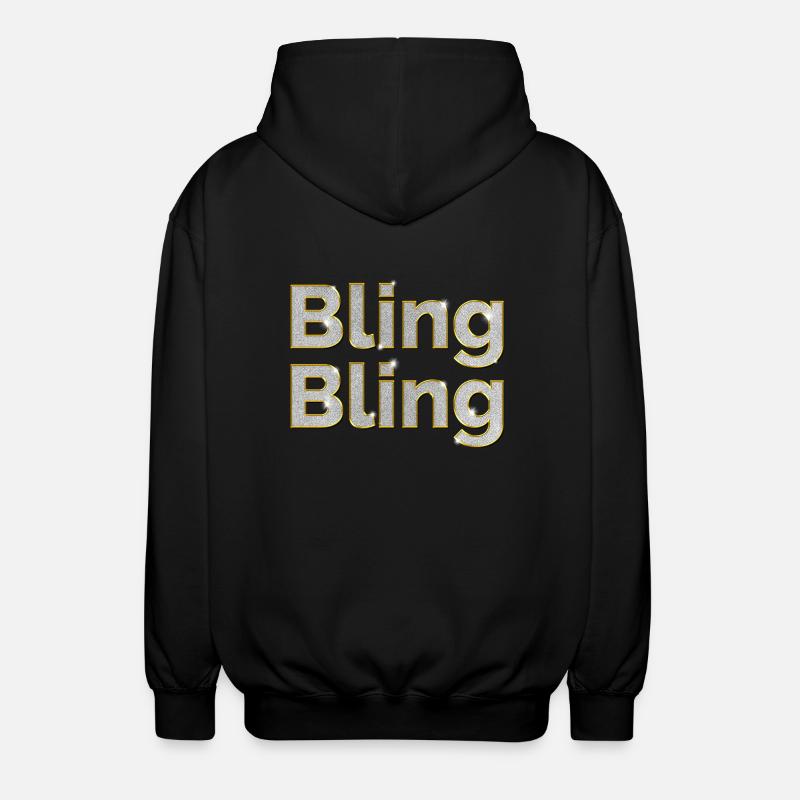 bling bling - Veste à capuche unisexe - noir