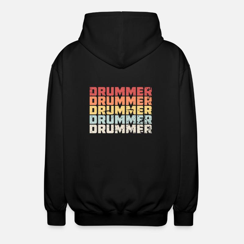 Cadeau batteur batteur batteur - Veste à capuche unisexe - noir